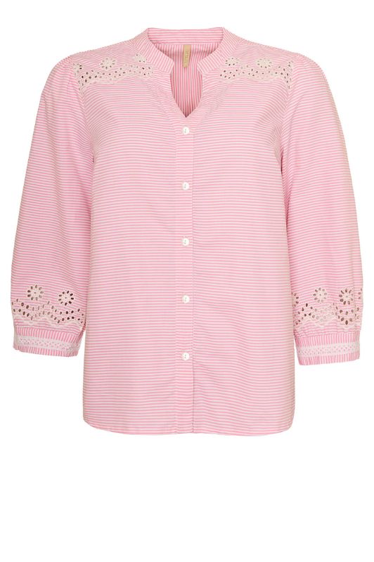 Ofelia Tris pink I Stribet lyserød top