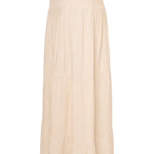 Ofelia Gira hør skirt | Hørnederdel i sand I Dresslab