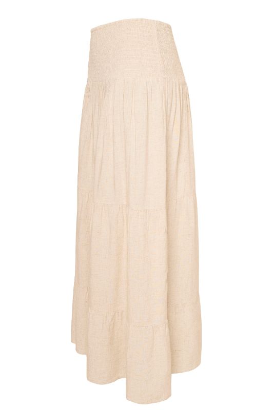 Ofelia Gira hør skirt | Hørnederdel i sand I Dresslab