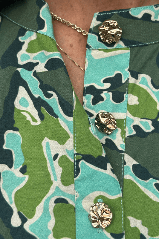 Gaspar Læsø shirt I Cool bluse i autumn print