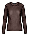 Luxzuz Segberg mesh t-shirt I Klassisk brun