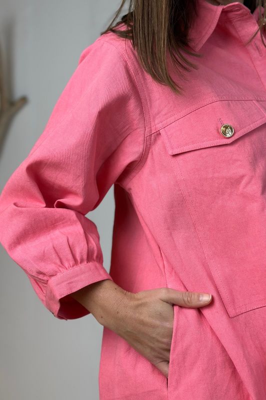 Gaspar Rio dress | Cool kjole med broderi i koral
