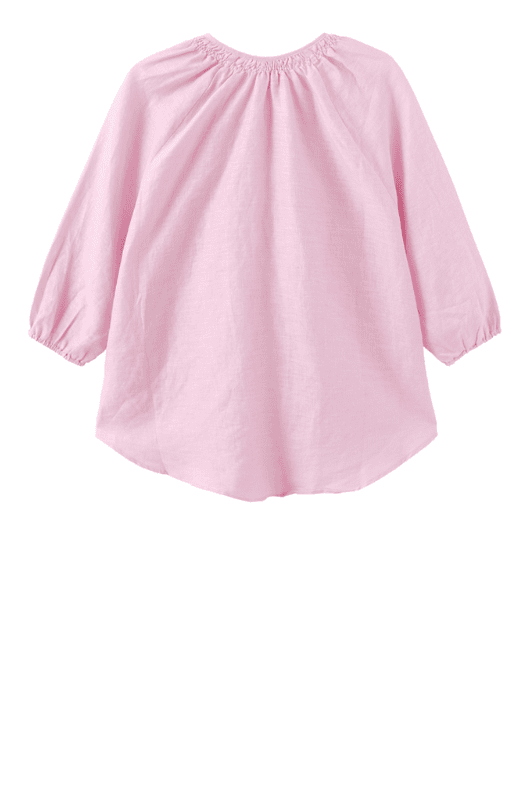Luxzuz Cicilian hørbluse i pink I Dresslab