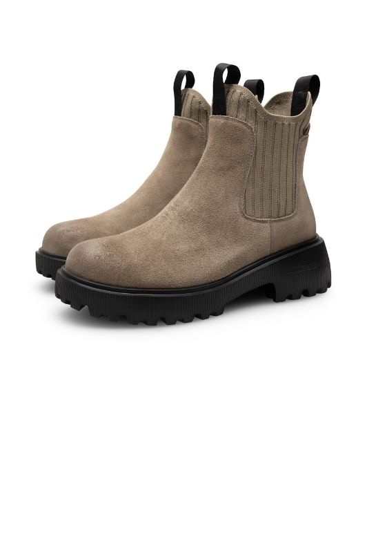 WODEN Isabella Suede | Cool ruskindsstøvle i sand