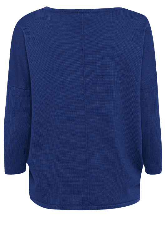 Saint Tropez Mila strik I Pullover i flot blå