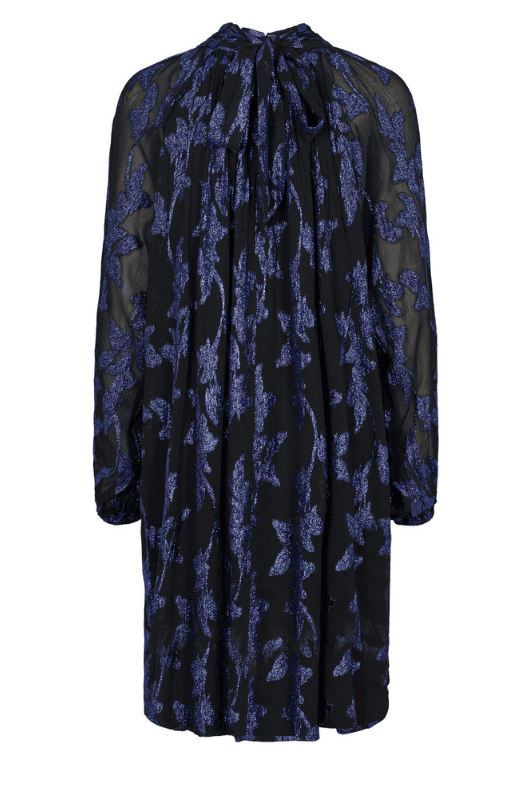 Soft Rebels Alize dress I Kjole i sort og kobolt burnout