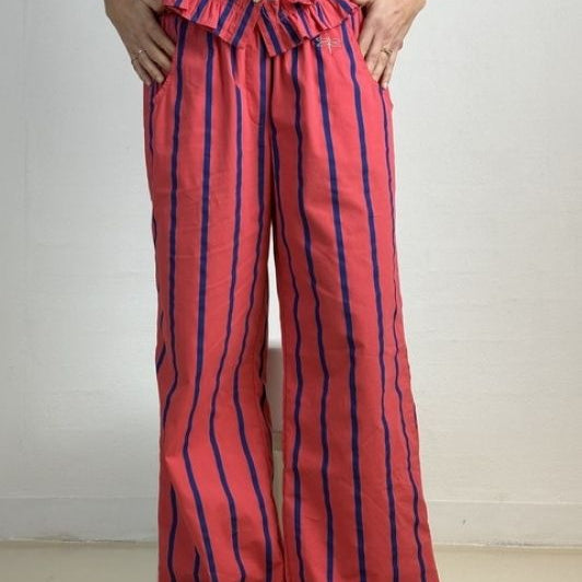Gaspar Honolulu stripe | Rød stribet