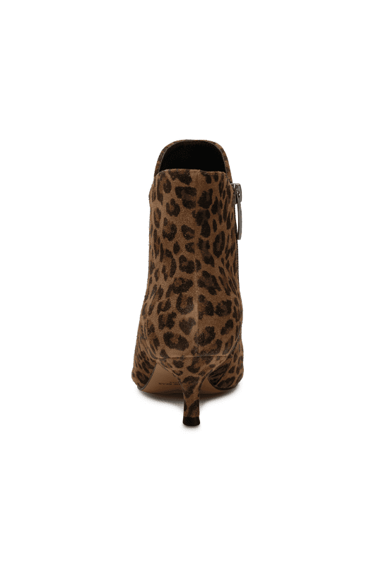 Shoe the Bear Saga Zip | Ruskindsstøvle | Leopard print med lille hæl