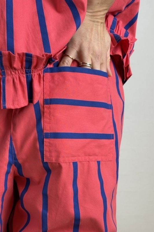 Gaspar Honolulu stripe | Rød stribet