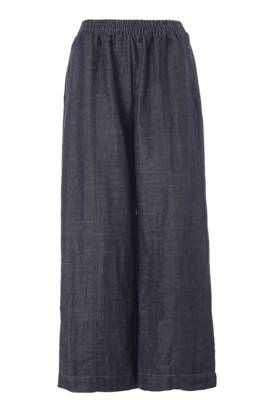 Luxzuz Donna pant | Denim bukser med bredde ben