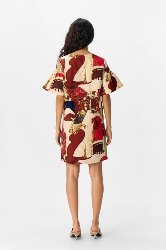 Object Mary dress  I Flot printet kjole