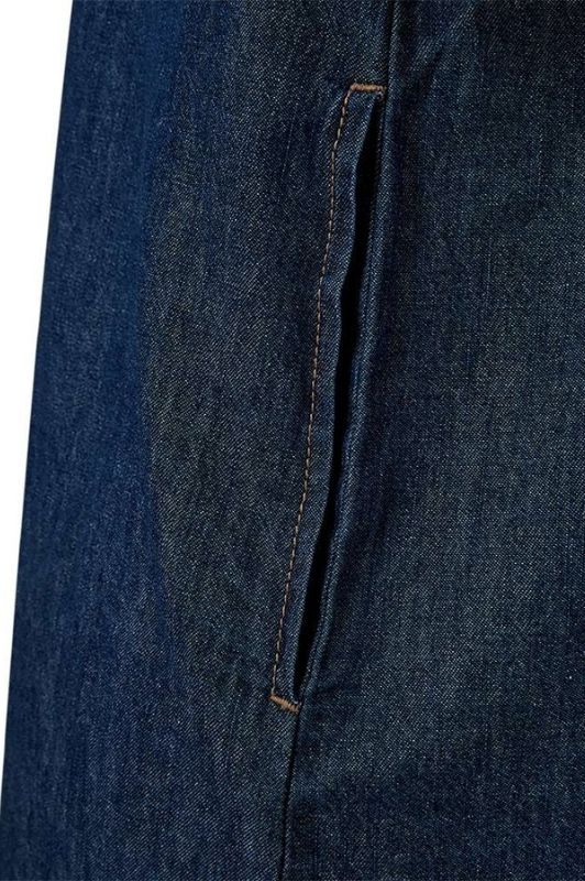 FreeQuent Lisea dress | Mørkeblå denimkjole med lommer