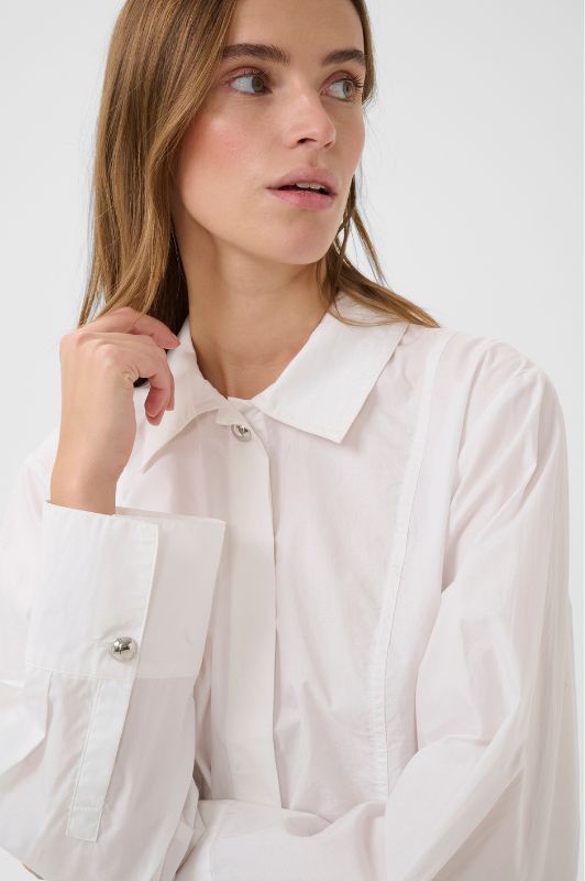 Karen By Simonsen Else shirt i hvid