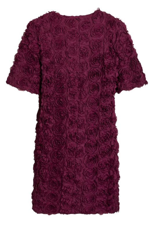 VILA Visophia Dress | A-shape kjole bordeaux med wow-effekt