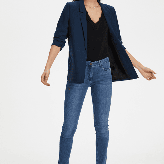 Soaked in Luxury I Shirley blazer i navy