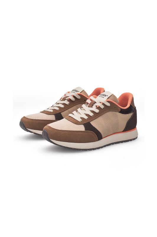 Woden Ronja  | Sneakers i flotte efterårnuancer | Coffee cream