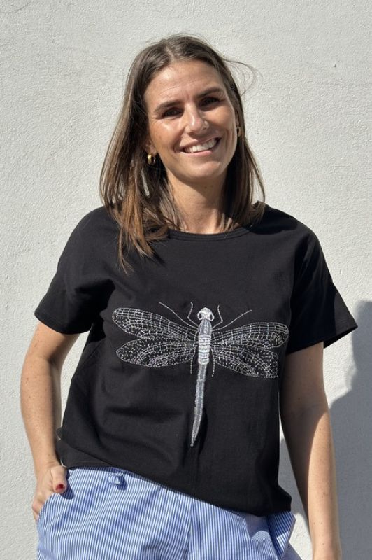 Gaspar Tokyo t-shirt i sort I Dresslab