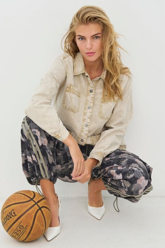 NÜ Cadey shirt | Cool canvas jakke creme