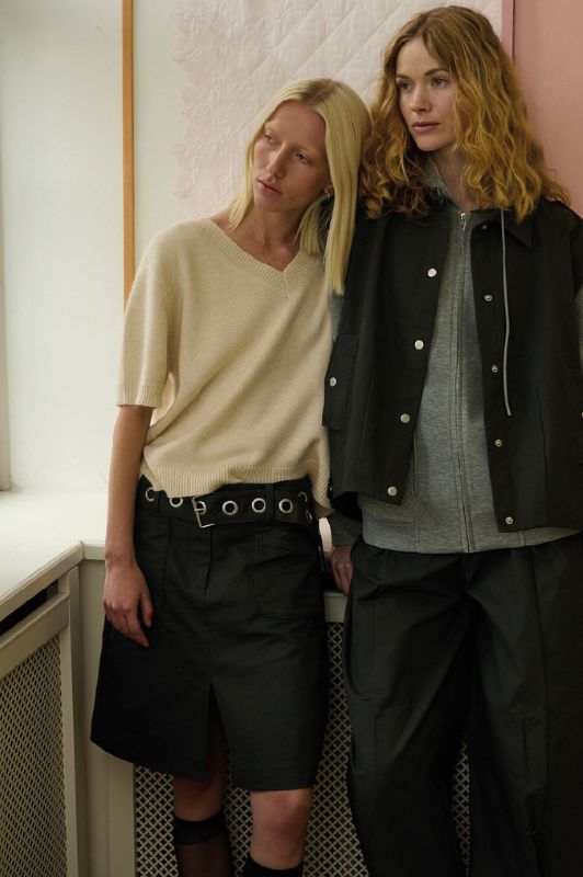 La Rouge Daniella skirt | Cool kort nederdel i mørkegrå