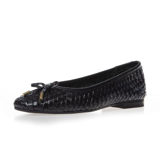 Copenhagen Shoes Lucie | Fletballerina i sort skind