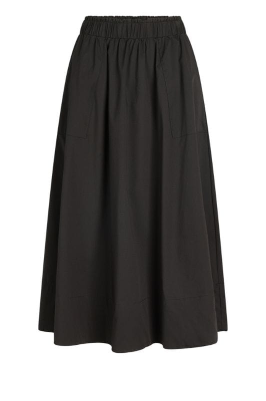 La Rouge Vilma skirt nederdel | Poplin nederdel sort