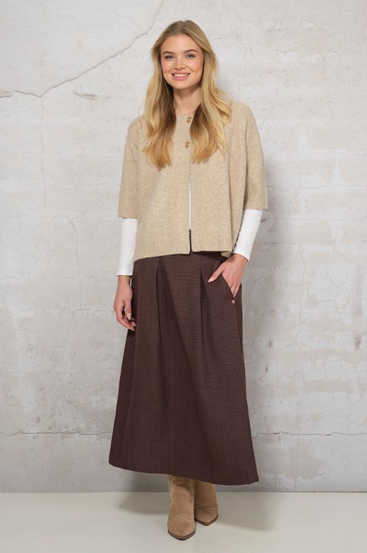 Prepair Naomi Knit | Strikcardigan i sand