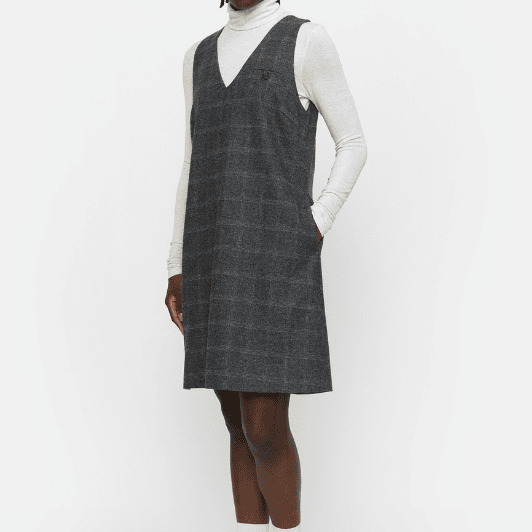 Soft Rebels Annie dress  | Grå spencer kjole i 20% uld