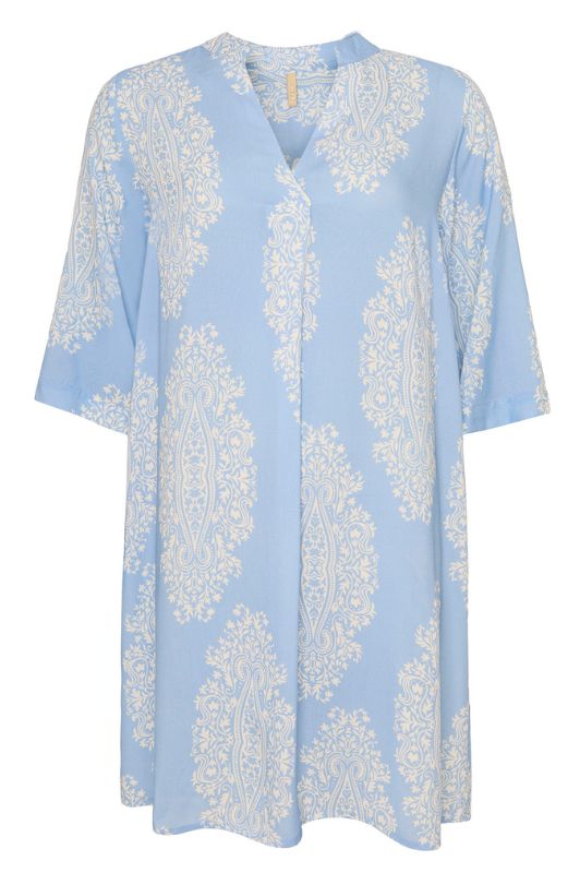 Ofelia Oda tunika I Lyseblå paisley print
