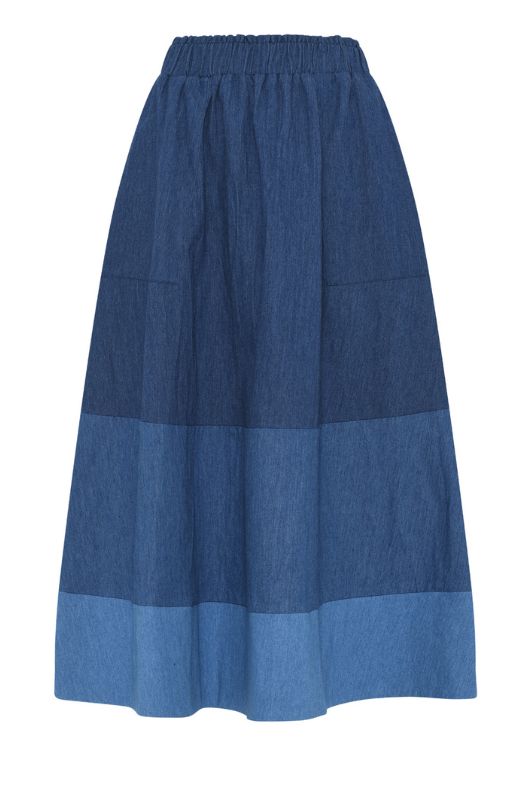 La Rouge Vita | Cool A-shape denim nederdel