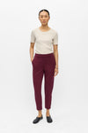 Object Lisa slim pant | Bordeaux pæn buks I Dresslab