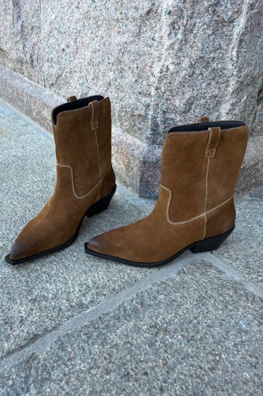 Copenhagen Shoes The Couture Walk I Brun ruskindsstøvle