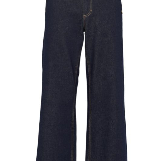 Prepair Malia | Jeans med viddeben i flot mørk denim vask L30 I Dresslab
