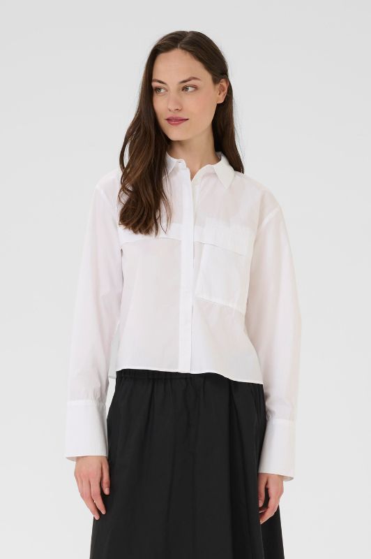 Karen By Simonsen Dylan Malle Shirt | Hvid skjorte