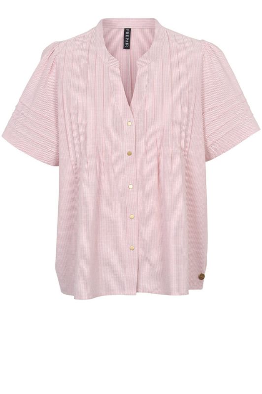 Prepair Grace bluse i rosa I Dresslab