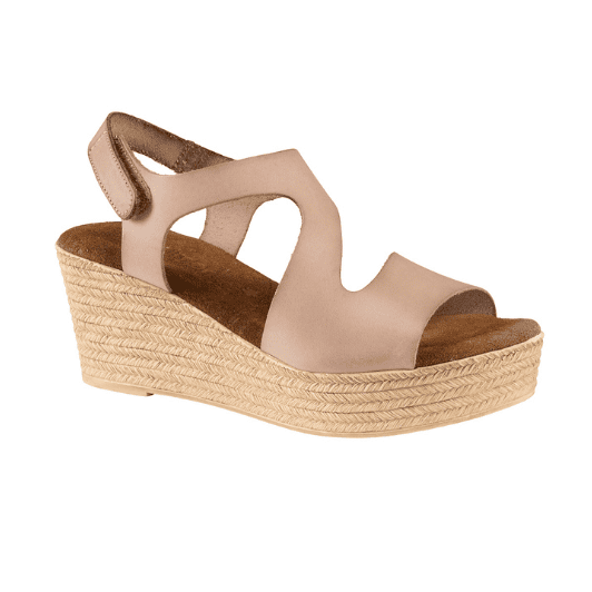 Tim & Simonsen Katia kilehæl I sandal i taupe