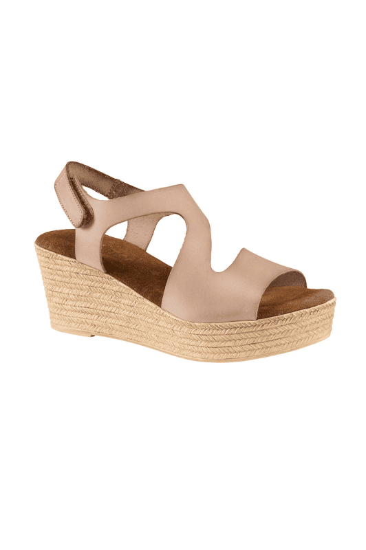 Tim & Simonsen Katia kilehæl I sandal i taupe