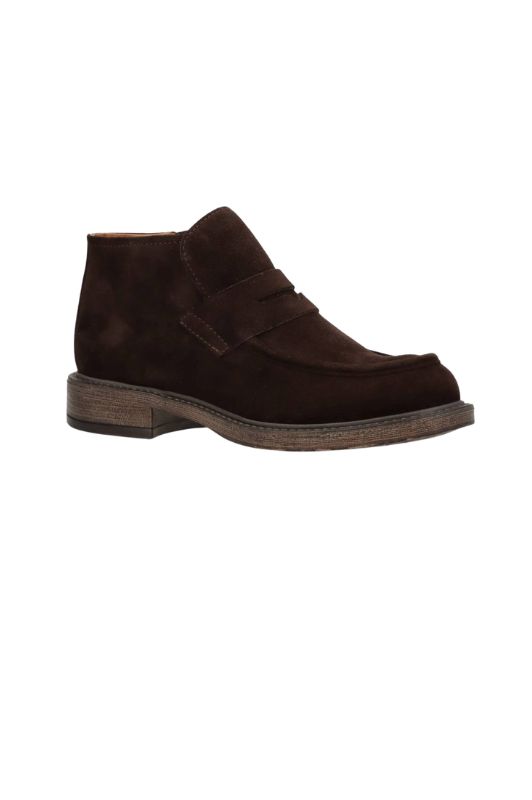 Shoedesign Copenhagen Moana støvle i mørkebrun ruskind