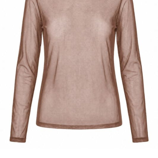 Luxzuz Segberg mesh t-shirt I Beige