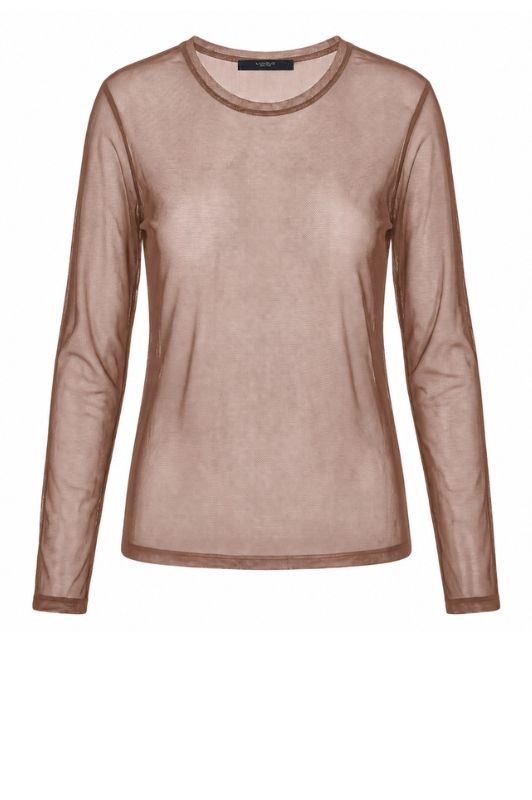 Luxzuz Segberg mesh t-shirt I Beige