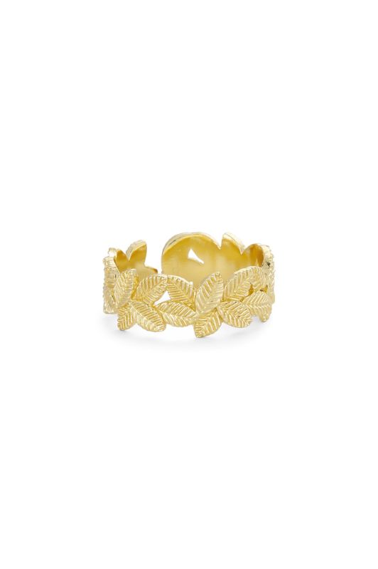 Pure by Nat I Dahlia ring i 24K guldbelagt