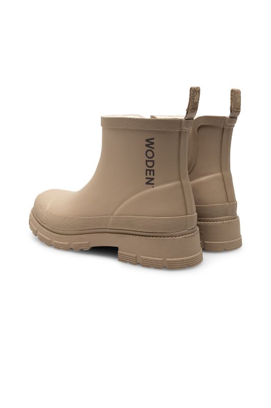 WODEN Alison warm waterproof | Sandfarvet cool gummistøvle med foer