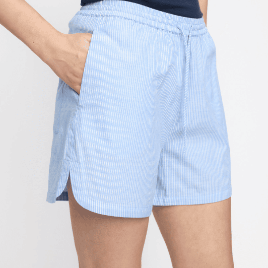 Soft Rebels Ebbi shorts |Bomuldsshorts i blå strib