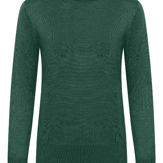 Saint Tropez Mila strik | Rullekrave pullover i petrol