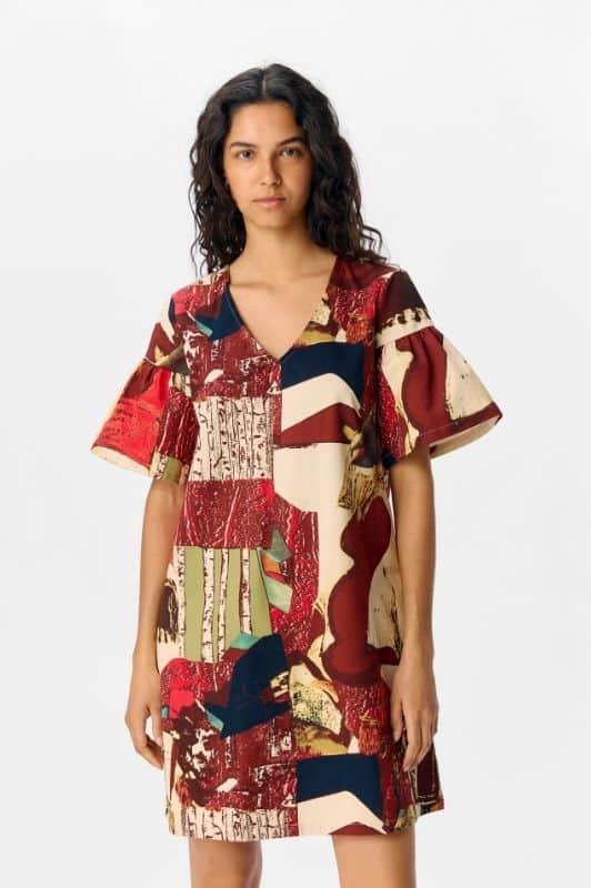 Object Mary dress  I Flot printet kjole