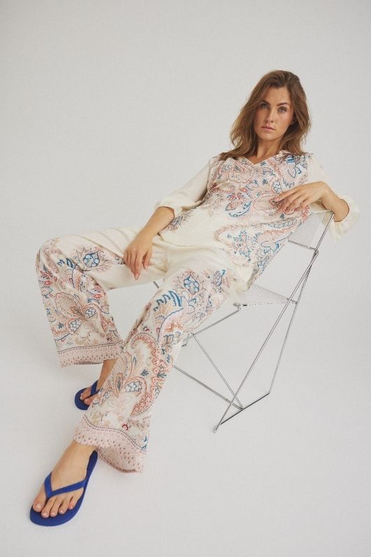 Luxzuz Vanja pant | Printede sommerbukser I Dresslab