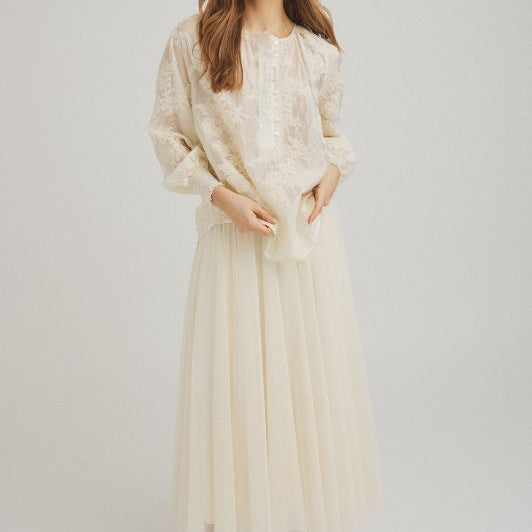 Luxzuz Tullia skirt I Flot nederdel i tyl