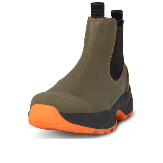 WODEN Siri Waterproof | Cool støvler i Dark Olive | Gratis fragt