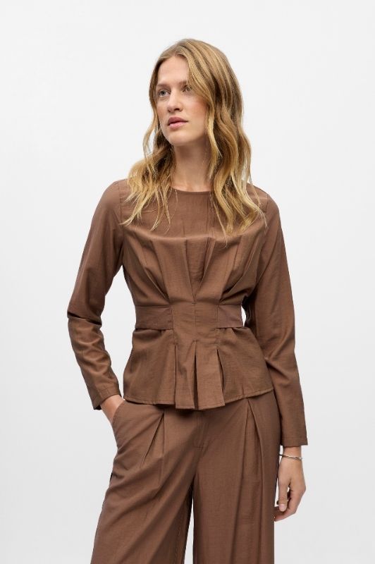 Object Yui bluse lys brun