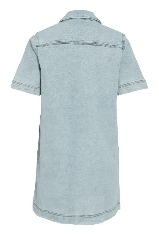 VILA Visol kjole | Kort lys denimkjole