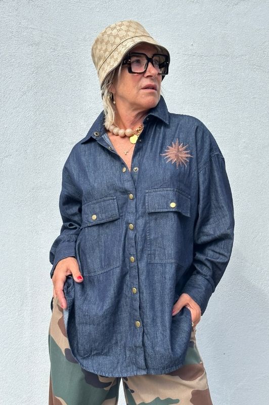 PRE ORDER Gaspar Sevilla skjorte i blå denim